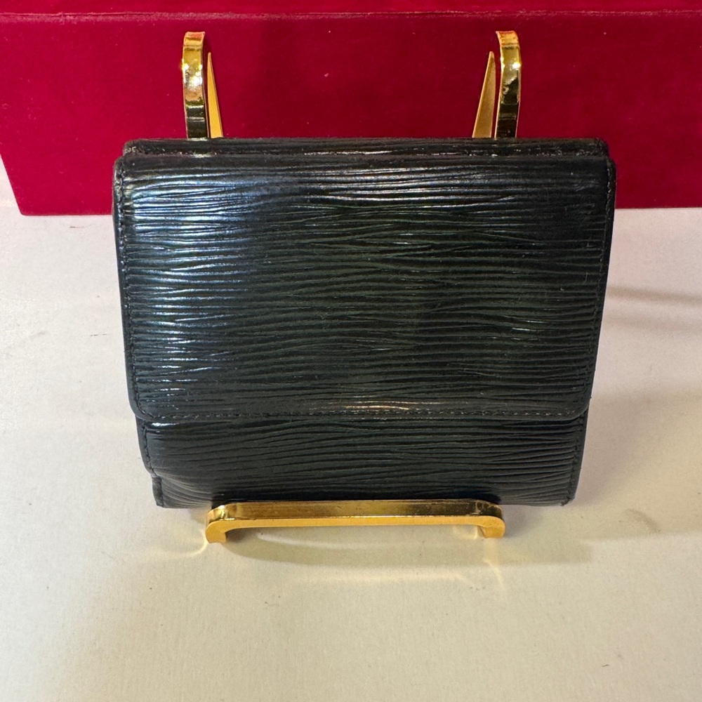 Louis Vuitton Epi Bifold wallet compact 4x4 black and purple - Picture 10 of 11